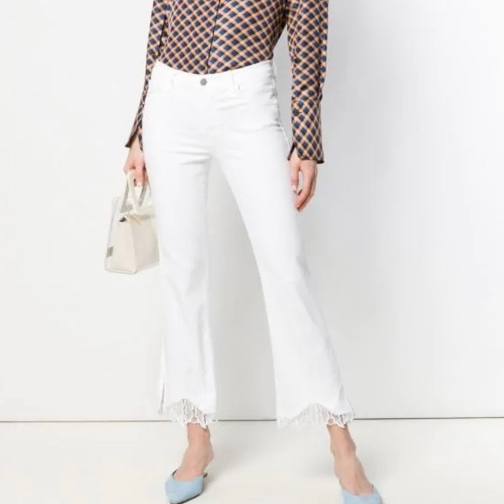 J brand new white jeans